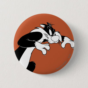 SYLVESTER™ Prowling 2 Inch Round Button