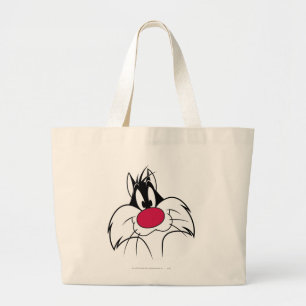 SYLVESTER™ Red Nose Face Large Tote Bag
