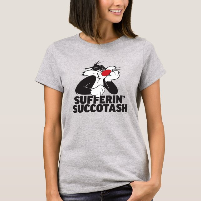 SYLVESTER™ "Sufferin' Succotash" Sulking T-Shirt (Front)
