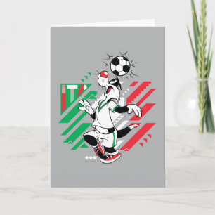 SYLVESTER™ Team Italy Soccer Graphic Card