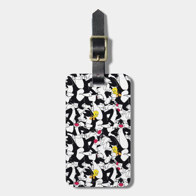 SYLVESTER™ & TWEETY™ Pattern Luggage Tag (Front Vertical)