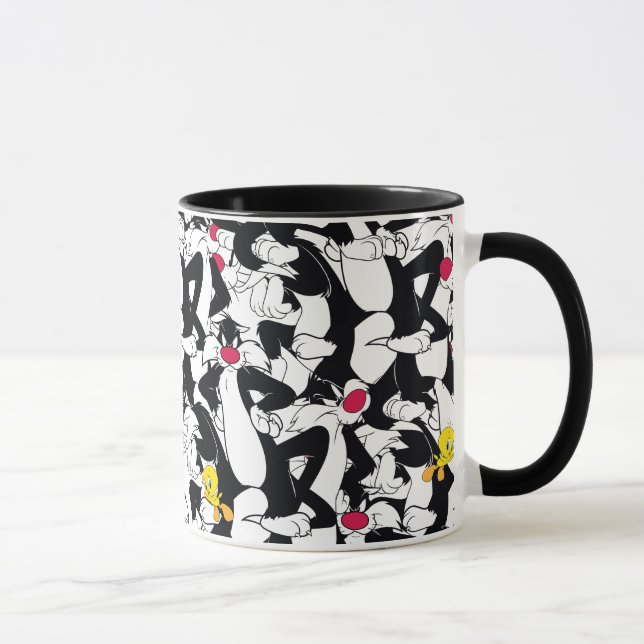 SYLVESTER™ & TWEETY™ Pattern Mug (Right)