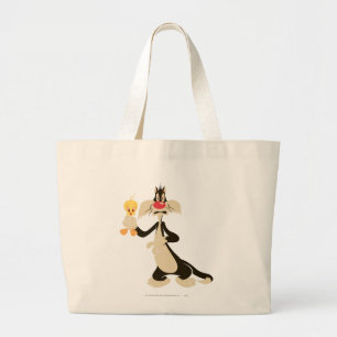 SYLVESTER™ with TWEETY™ Large Tote Bag