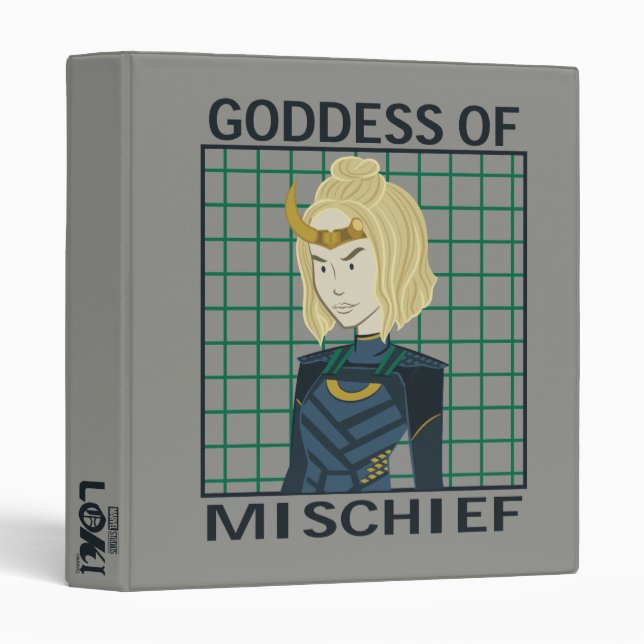 Sylvie Goddess of Mischief Illustration Binder (Front/Spine)