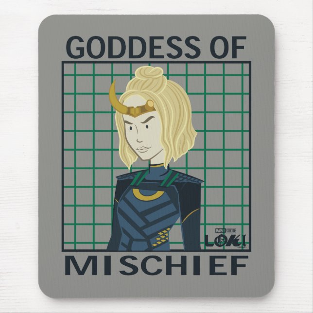 Sylvie Goddess of Mischief Illustration Mouse Pad (Front)