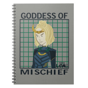 Sylvie Goddess of Mischief Illustration Notebook