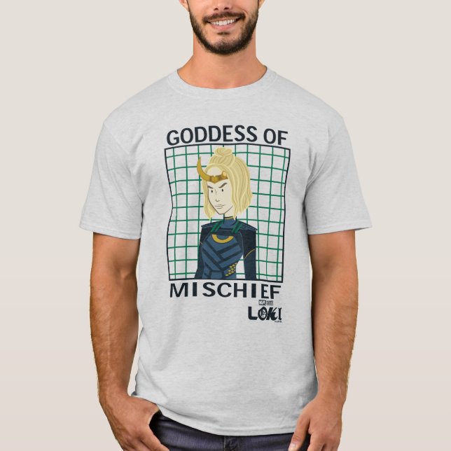 Sylvie Goddess of Mischief Illustration T-Shirt (Front)