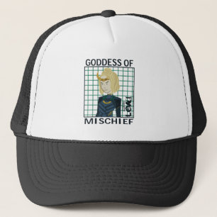 Sylvie Goddess of Mischief Illustration Trucker Hat