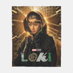 Sylvie TVA Poster Fleece Blanket