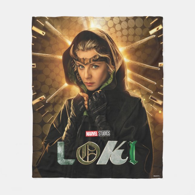 Sylvie TVA Poster Fleece Blanket (Front)