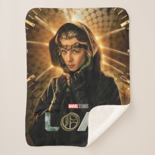 Sylvie TVA Poster Sherpa Blanket