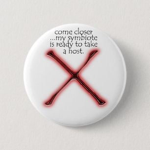 Symbiote Pouch 2 Inch Round Button