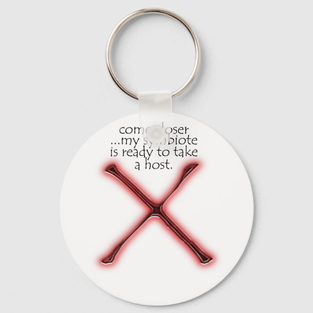 Symbiote Pouch Keychain (Front)