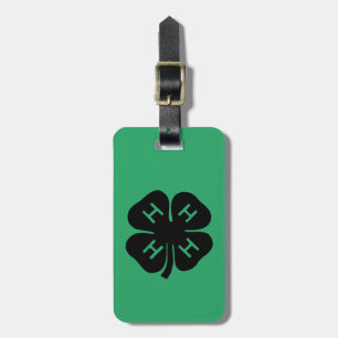 Symbol: 4-H Club Luggage Tag