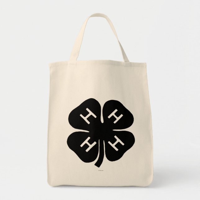 Symbol: 4-H Club Tote Bag (Front)