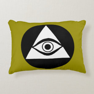 Symbol: All Seeing Eye Decorative Pillow