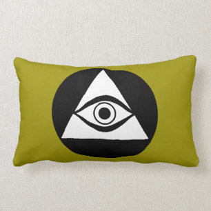 Symbol: All Seeing Eye Lumbar Pillow
