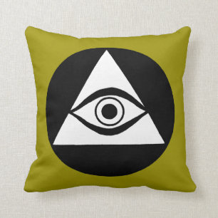 Symbol: All Seeing Eye Throw Pillow