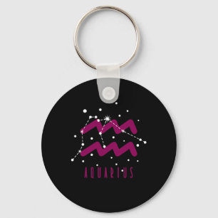 symbol Aquarius Keychain