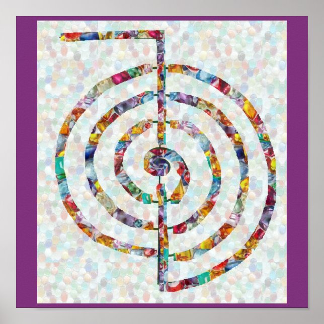 SYMBOL ART 2014 - Reiki Master Practice Poster (Front)