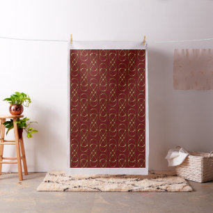 Symbol double Infinity - antique gold + backgr. Fabric