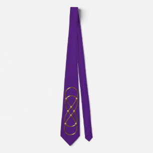 Symbol double Infinity - Antique Gold Tie