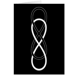 Symbol double Infinity - Black & White