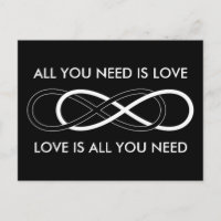 Symbol double Infinity - Black & White