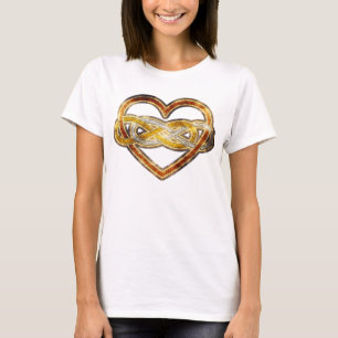 Symbol double Infinity Heart BiColor T-Shirt