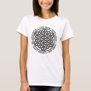 Symbol Flower Of Life - Rules Of Life 1 T-Shirt