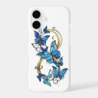 Symbol Infinity of Blue Morpho Butterflies