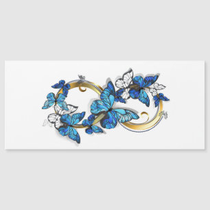 Symbol Infinity of Blue Morpho Butterflies