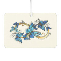 Symbol Infinity of Blue Morpho Butterflies