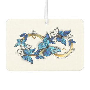 Symbol Infinity of Blue Morpho Butterflies Air Freshener
