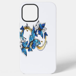 Symbol Infinity of Blue Morpho Butterflies iPhone 12 Pro Max Case