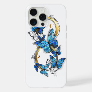 Symbol Infinity of Blue Morpho Butterflies iPhone 15 Pro Max Case