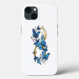 Symbol Infinity of Blue Morpho Butterflies iPhone 13 Case