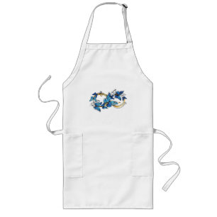 Symbol Infinity of Blue Morpho Butterflies Long Apron