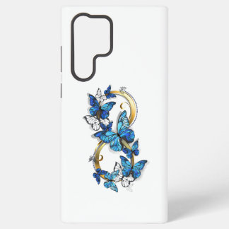 Symbol Infinity of Blue Morpho Butterflies Samsung Galaxy Case