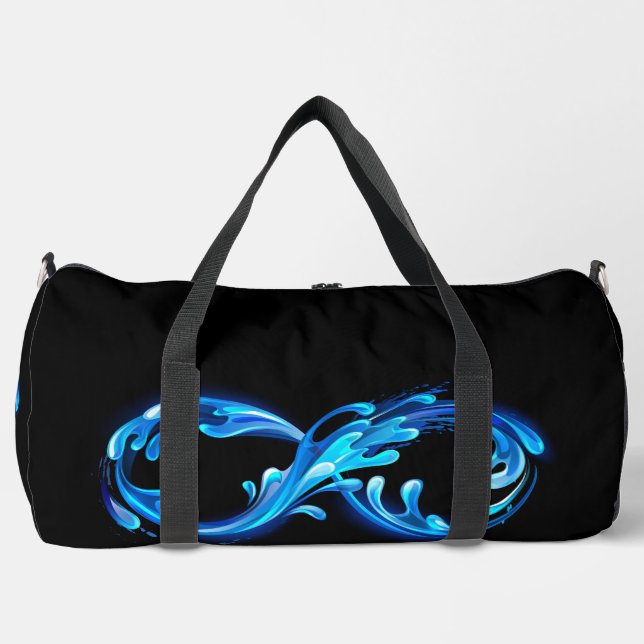 Symbol Infinity of Cold Clear Water Duffle Bag (Front)