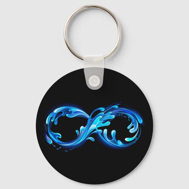 Symbol Infinity of Cold Clear Water Keychain (Front)