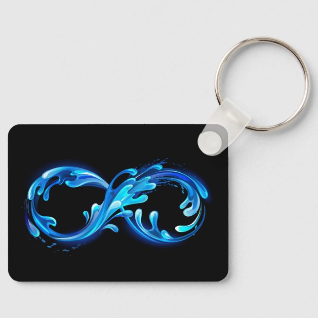 Symbol Infinity of Cold Clear Water Keychain (Front)