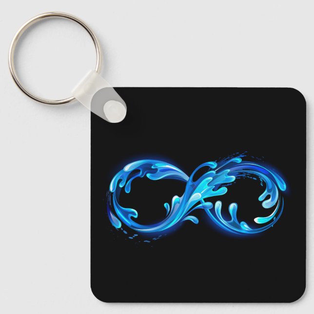 Symbol Infinity of Cold Clear Water Keychain (Front)