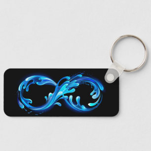 Symbol Infinity of Cold Clear Water Keychain