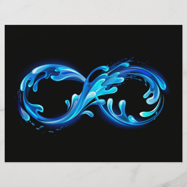 Symbol Infinity of Cold Clear Water Letterhead (Front)