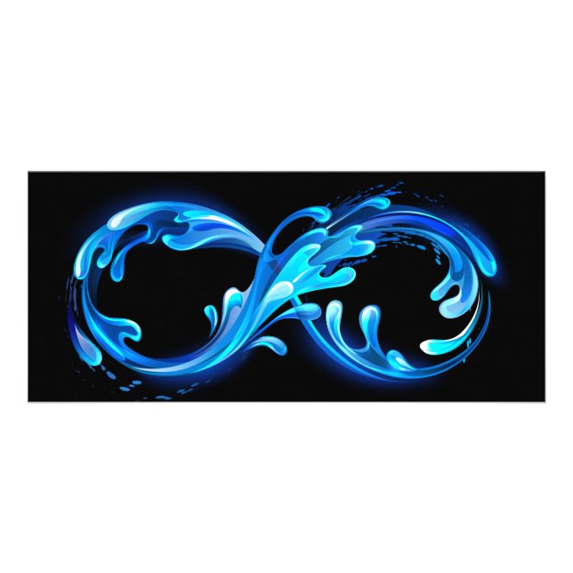 Symbol Infinity of Cold Clear Water Rack Card (Front)