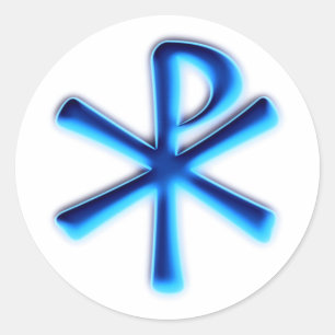 symbol Jesus Christ PX Classic Round Sticker
