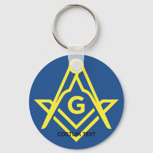 Symbol masonic keychain