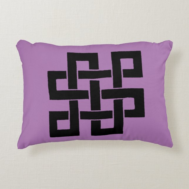 Symbol: Nade-Takara-Nusubi Decorative Pillow (Front)