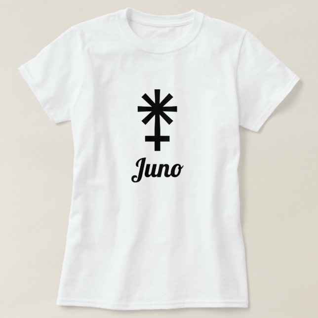 ⚵ Symbol of asteroide Juno T-Shirt (Design Front)